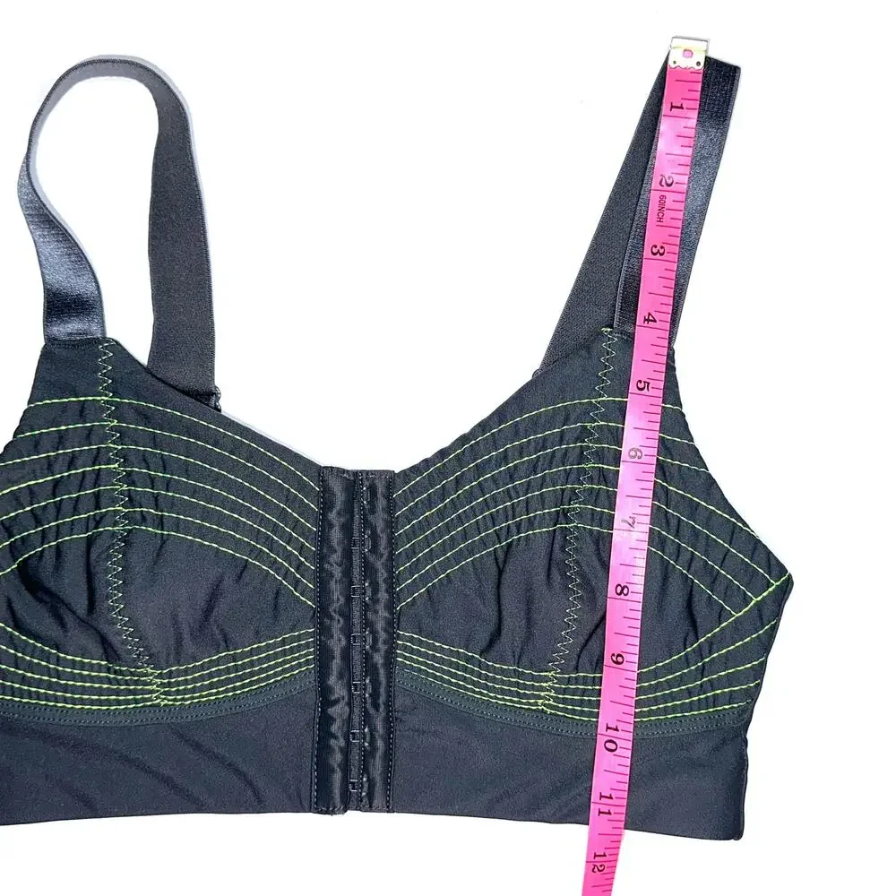 Fabletics Ines Low Impact Sports Bra in Night Shade/Neon Size XS